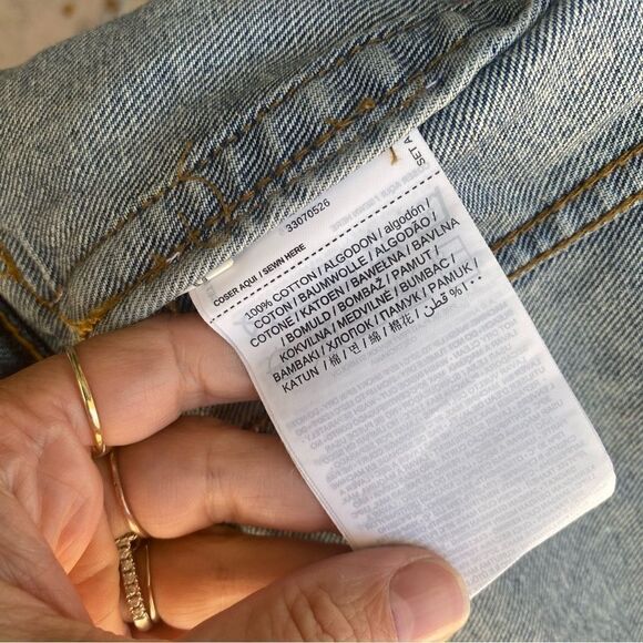 Mango  casual jean jacket size XXS - Picture 4 of 6